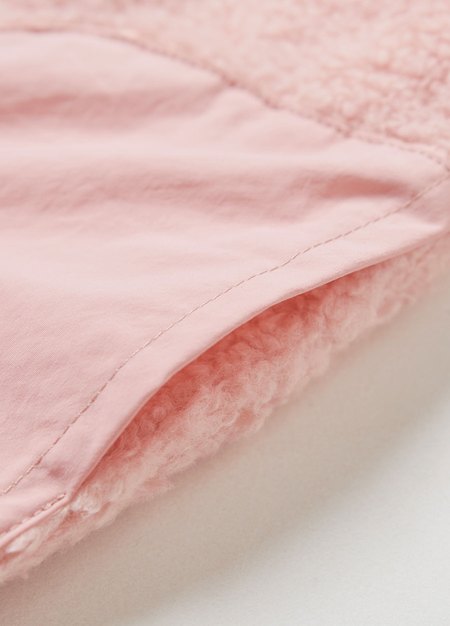 BABY刷毛拼接背心