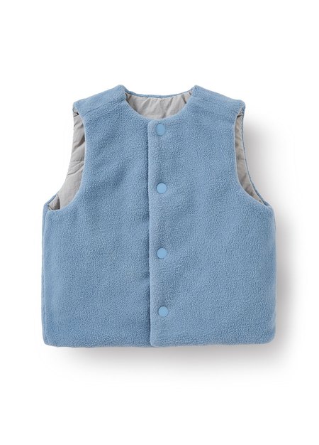 BABY壓紋雙面穿鋪棉背心