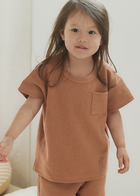 BABY華夫格寬鬆上衣