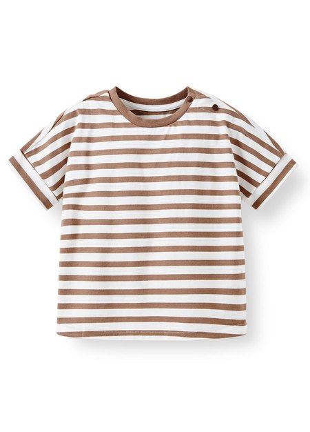 BABY棉質橫紋短袖上衣