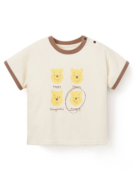 BABY迪士尼棉質短袖T恤-維尼