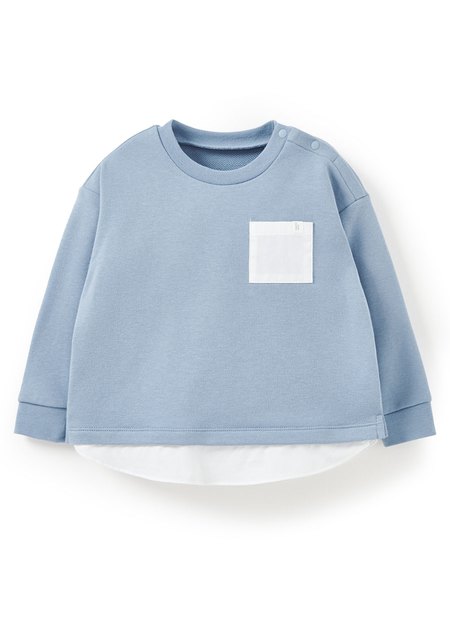 BABY假兩件寬鬆上衣