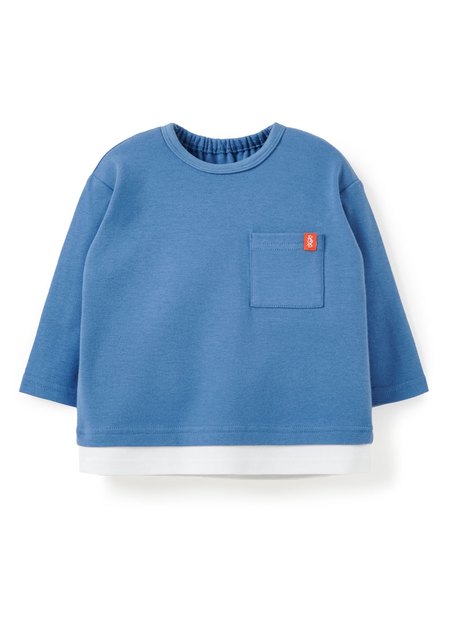 BABY假兩件長袖T恤