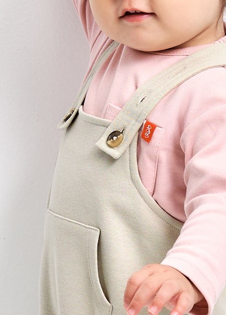 BABY棉質連身吊帶褲