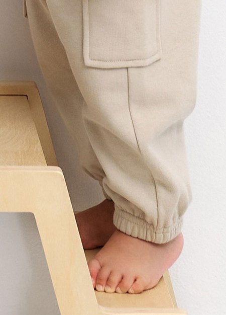 BABY棉質工作束口褲