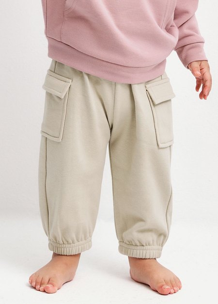 BABY棉質工作束口褲