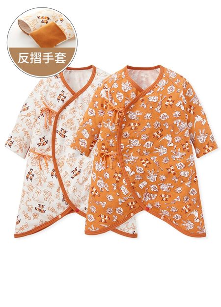 新生兒Q彈棉質蝴蝶衣(2入)-玩具總動員
