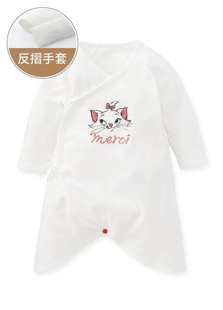 新生兒迪士尼Q彈棉質蝴蝶衣-瑪麗貓