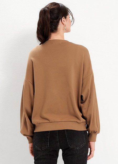 迪士尼米奇寬版泡泡袖孕哺上衣