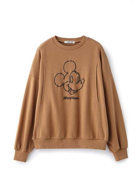 迪士尼米奇寬版泡泡袖孕哺上衣