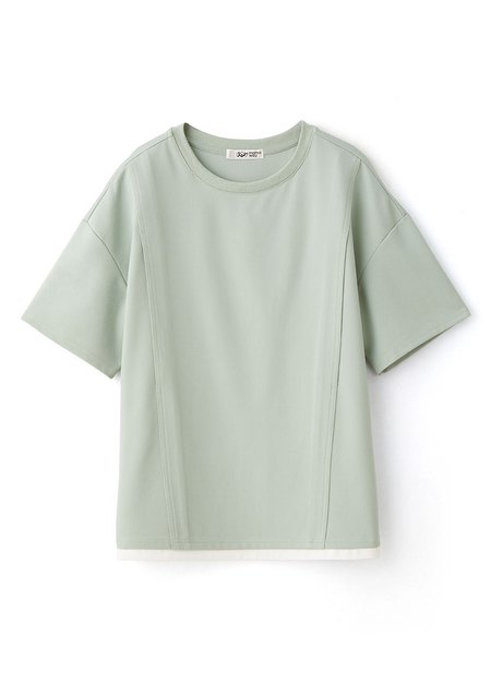 涼感休閒寬版孕哺上衣