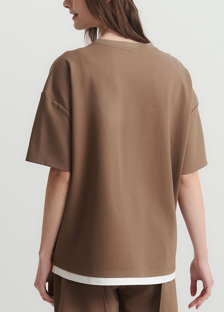 涼感休閒寬版孕哺上衣