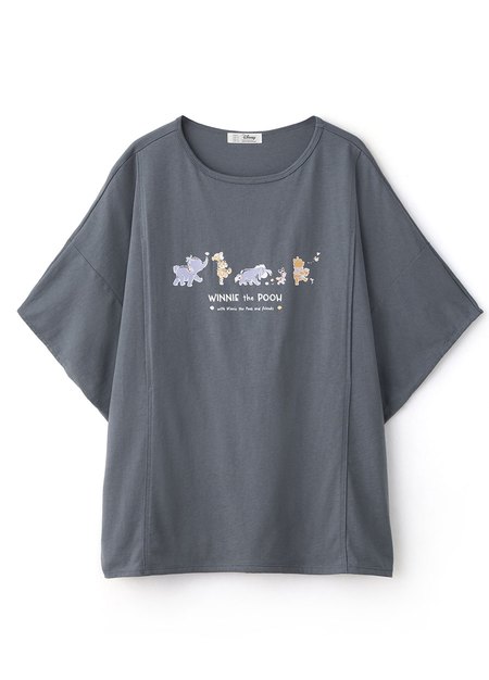 迪士尼小熊維尼寬鬆孕哺罩衫