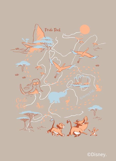 迪士尼獅子王寬鬆孕哺上衣