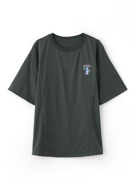 迪士尼黑魔女寬鬆孕哺上衣