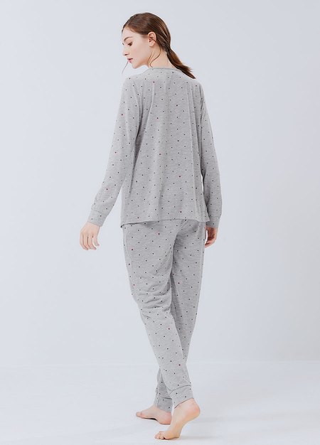 點點米奇頭孕哺居家服組(長袖+長褲)