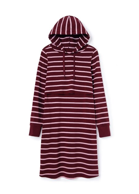 連身帽T孕哺洋裝