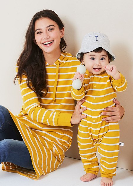 連身帽T孕哺洋裝