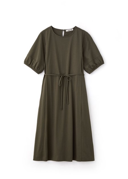 簡約公主袖孕哺洋裝