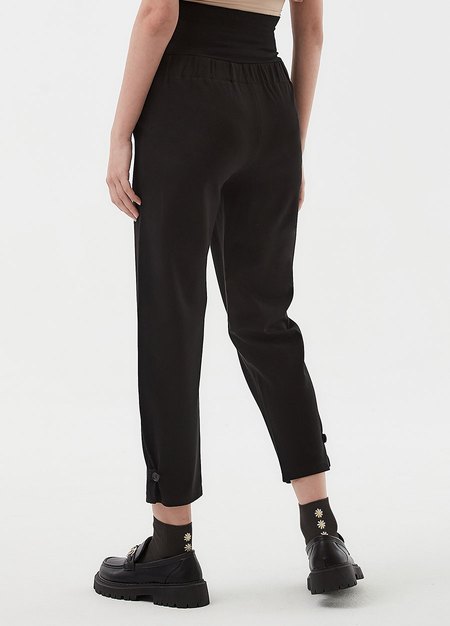 彈力修身錐形孕婦褲