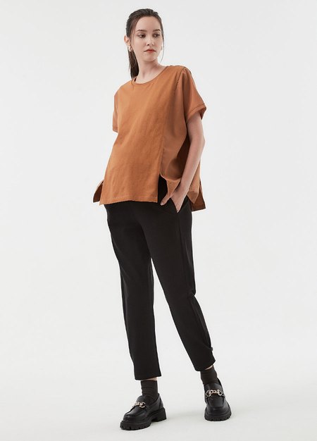 彈力修身錐形孕婦褲