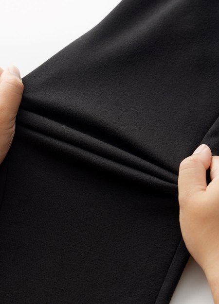 彈力喇叭緊身孕婦褲