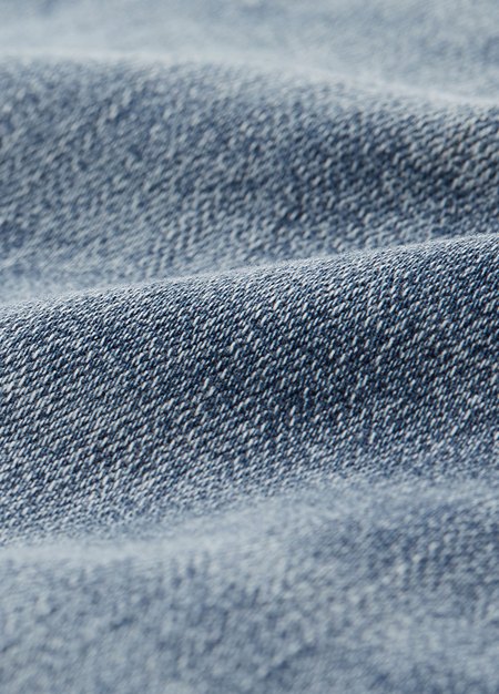 不收邊小直筒牛仔孕婦褲