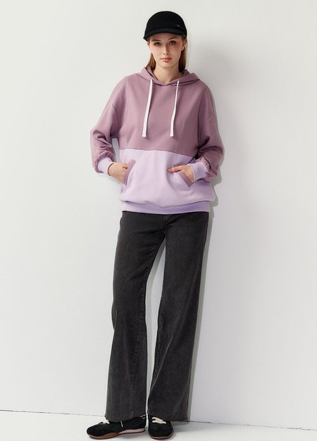 俐落修身牛仔孕婦寬褲