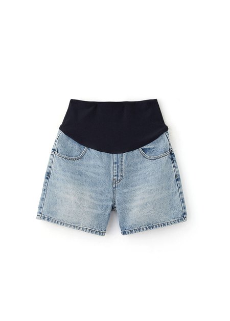 舒適寬鬆牛仔孕婦短褲