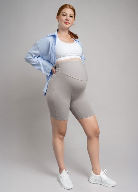 超彈舒適五分瑜珈孕婦褲