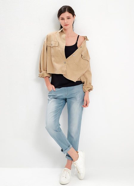 Bra Top抗菌細肩帶孕哺背心