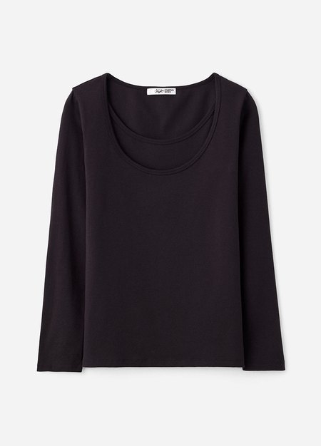 圓領保暖孕哺蓄熱衣