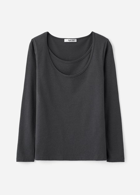 圓領保暖孕哺蓄熱衣