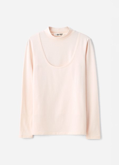 高領保暖孕哺蓄熱衣