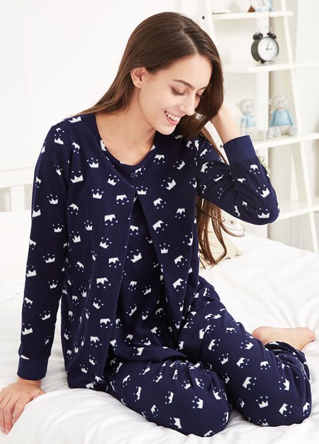 超細刷毛孕哺居家服組
