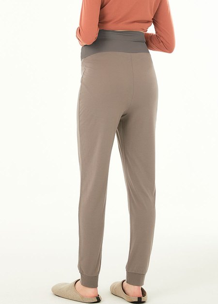 素色撞色孕哺居家服組