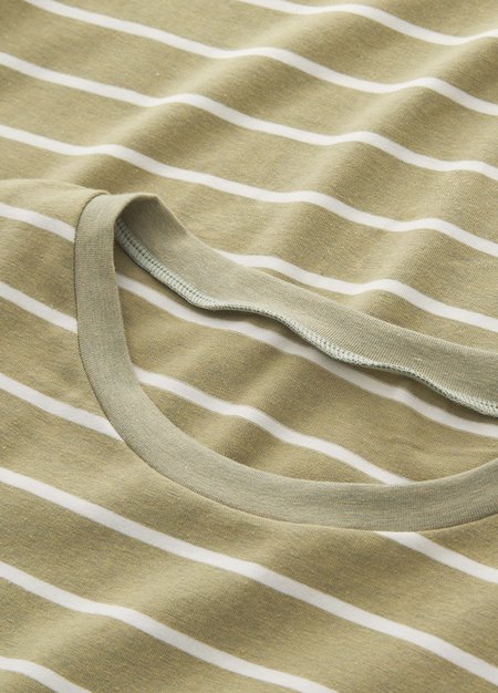 棉質條紋寬鬆孕哺居家洋裝