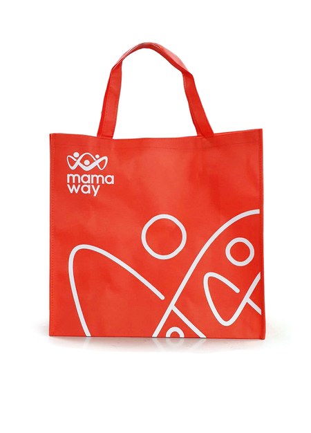 Mamaway環保購物袋-Pink1