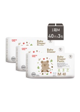 嬰兒褲型尿布/一拉褲(Mx40片x3包)