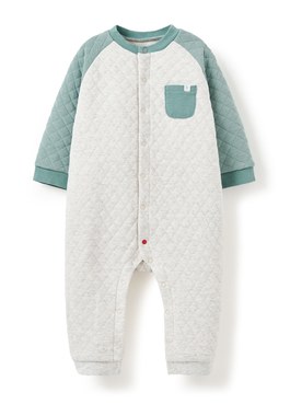 BABY鋪棉長袖連身衣