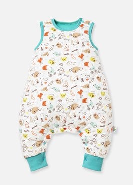 抗菌防踢被(秋冬款0-24M)釦子款-狗狗