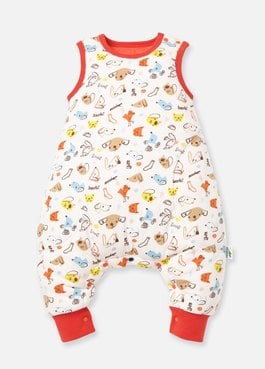 抗菌防踢被(秋冬款0-24M)釦子款-狗狗