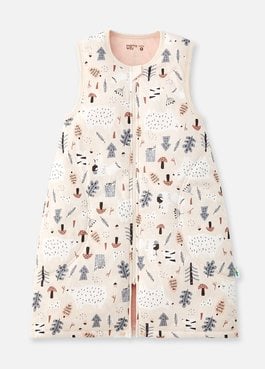 抗菌防踢被(薄款3Y)拉鍊款-森林家族