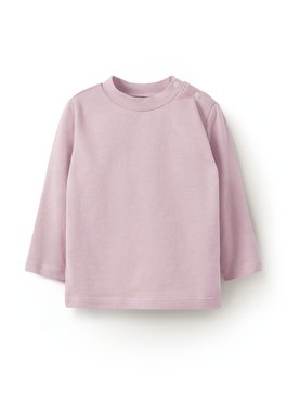 BABY蓄熱保暖立領上衣 - 淺紫