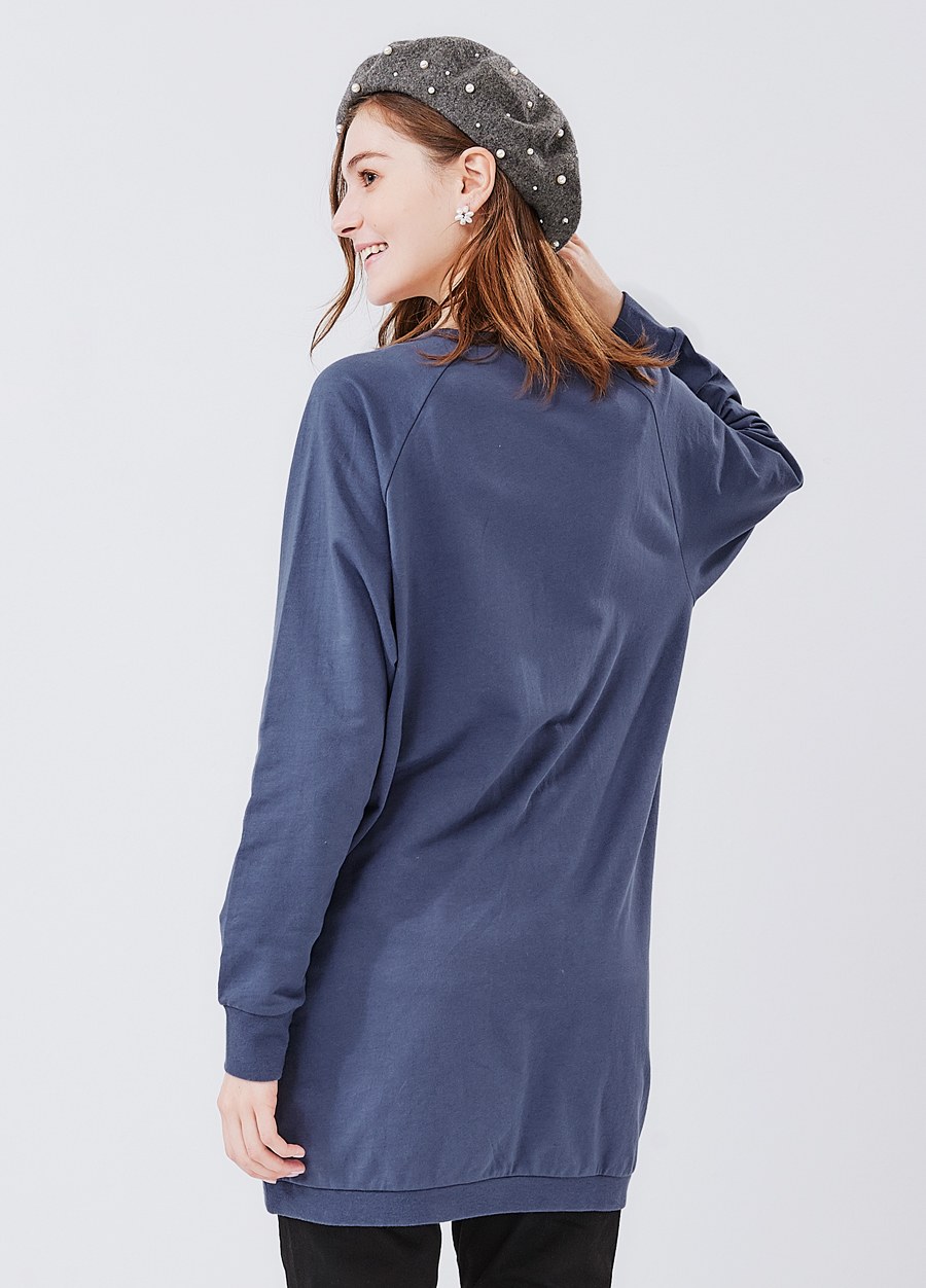 迪士尼冰雪奇緣寬鬆長版孕哺上衣