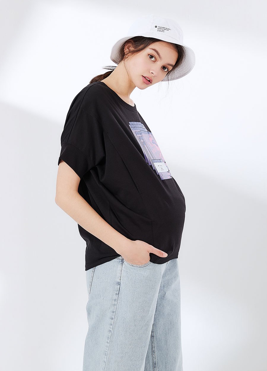 迪士尼Lag米妮孕哺罩衫