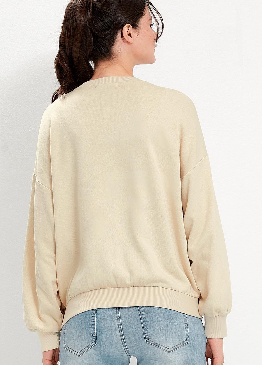 迪士尼維尼寬版泡泡袖孕哺上衣