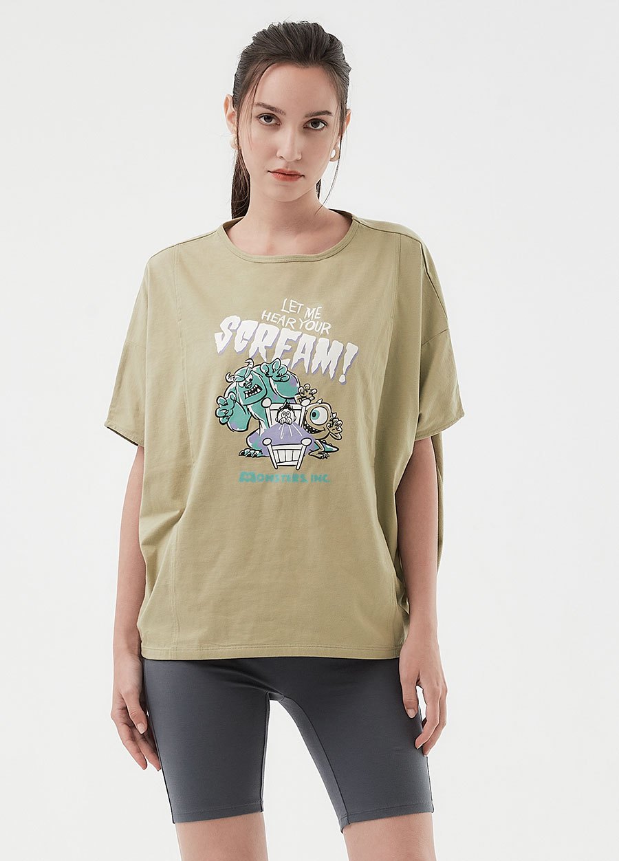 迪士尼怪獸電力公司寬鬆孕哺上衣