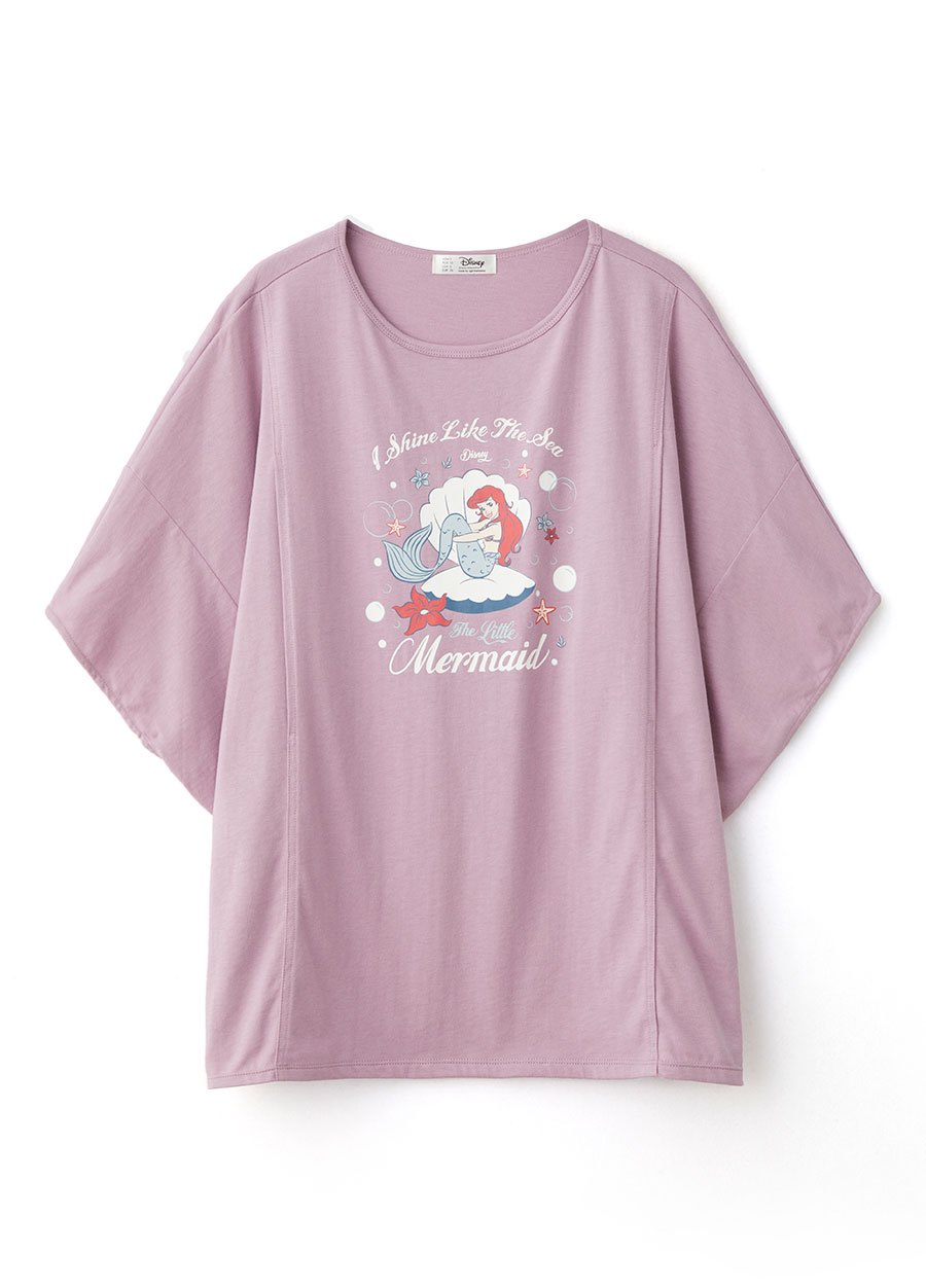 迪士尼小美人魚寬鬆孕哺罩衫