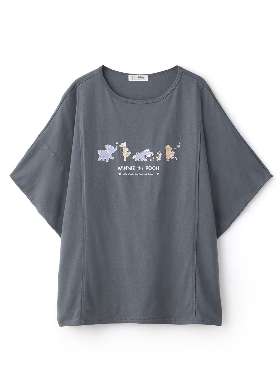 迪士尼小熊維尼寬鬆孕哺罩衫